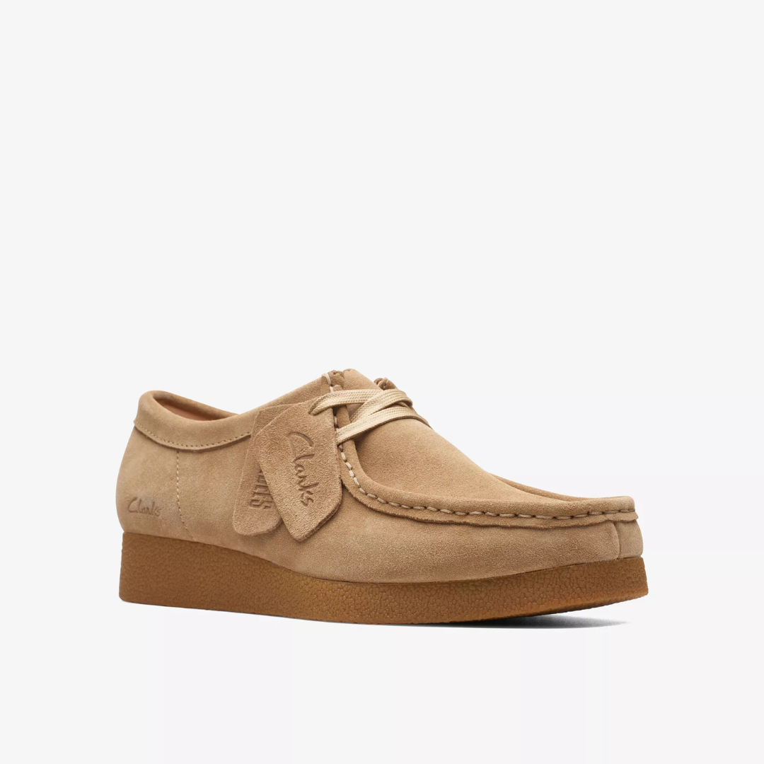 Clarks Wallabee Femme - dark Sand Suede