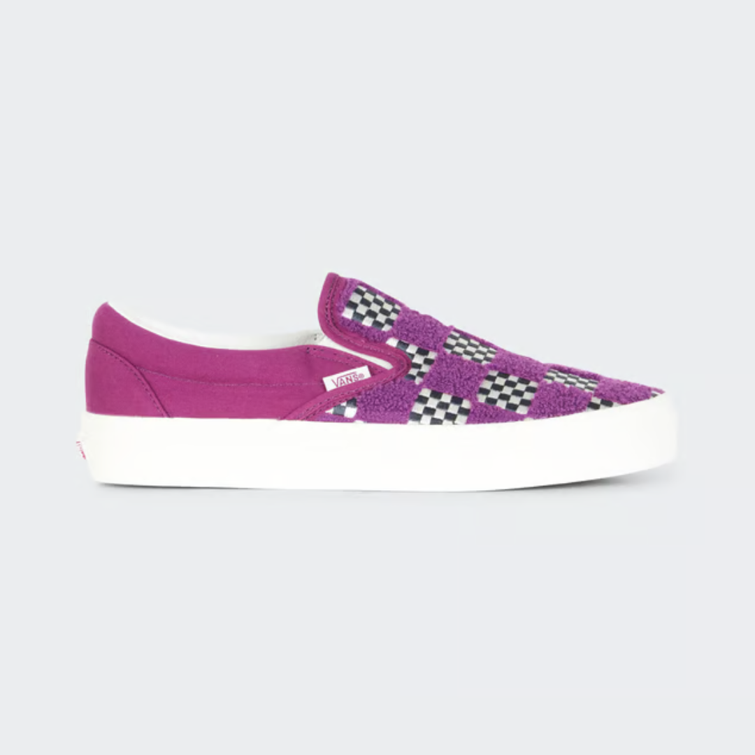 Vans Slip On - Tufted Check / Dark Purple