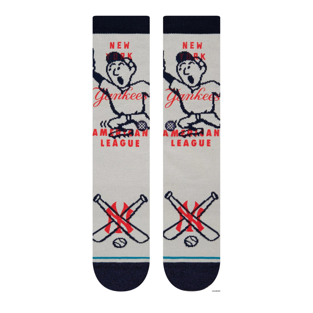 Stance Yankees Hey Batter - Grey