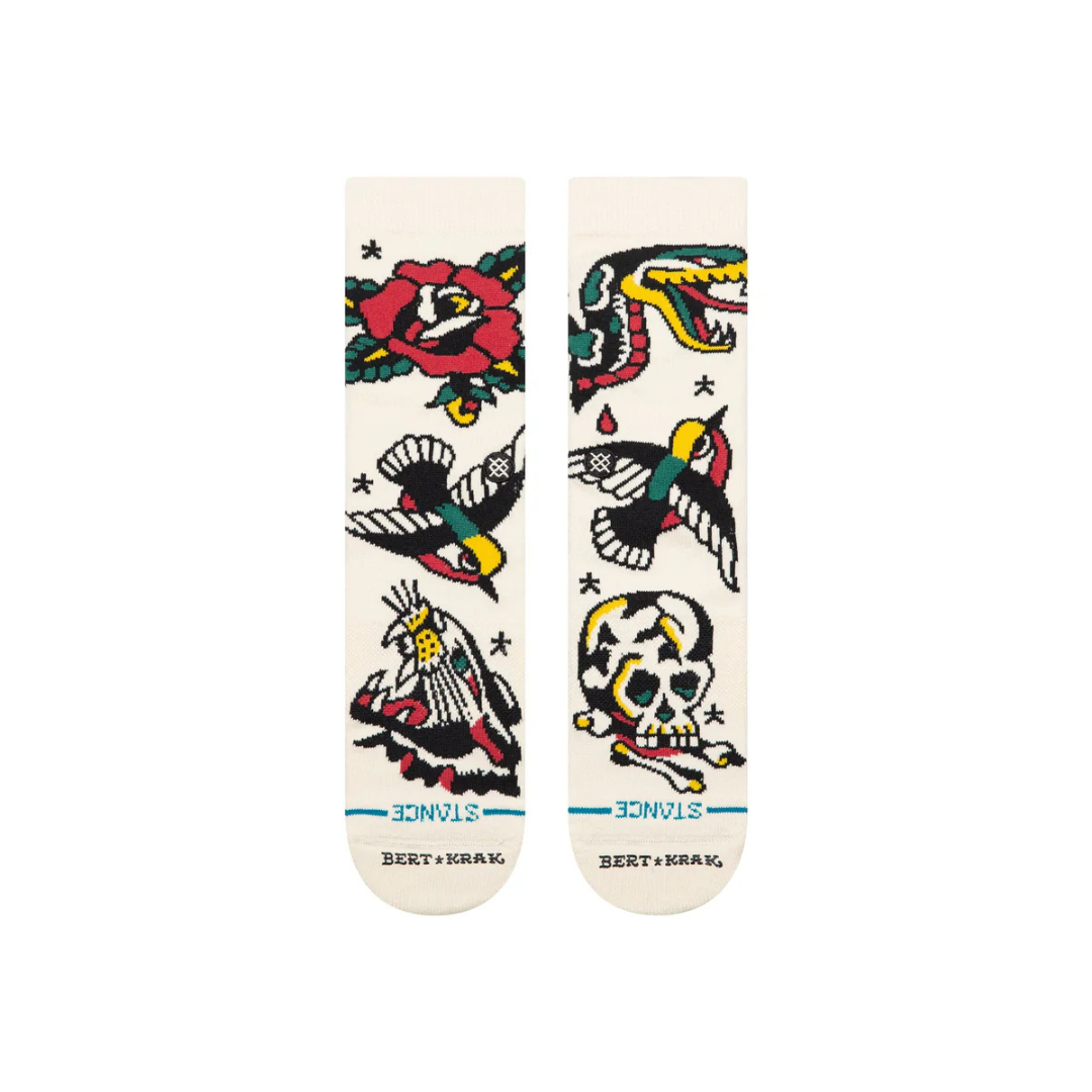 Stance Flash Crew - Off white