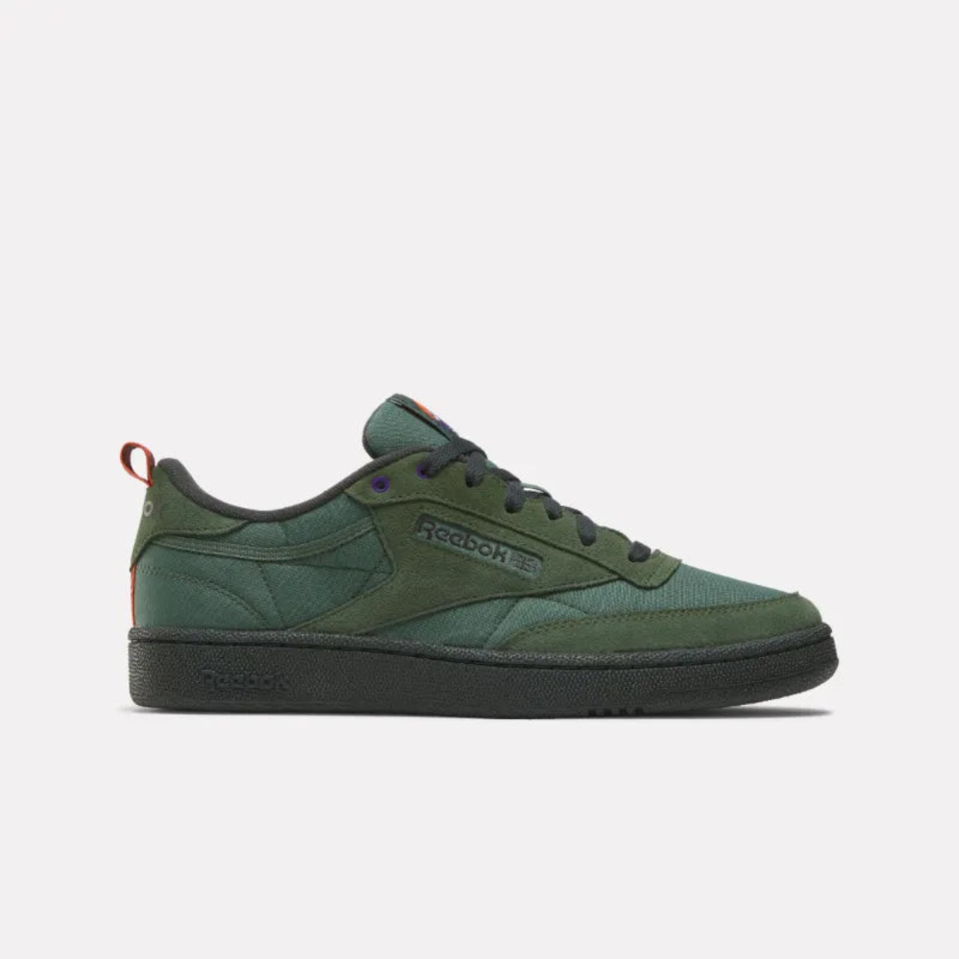 Reebok Club C 85 - Escape Green / Grey / Pump Orange