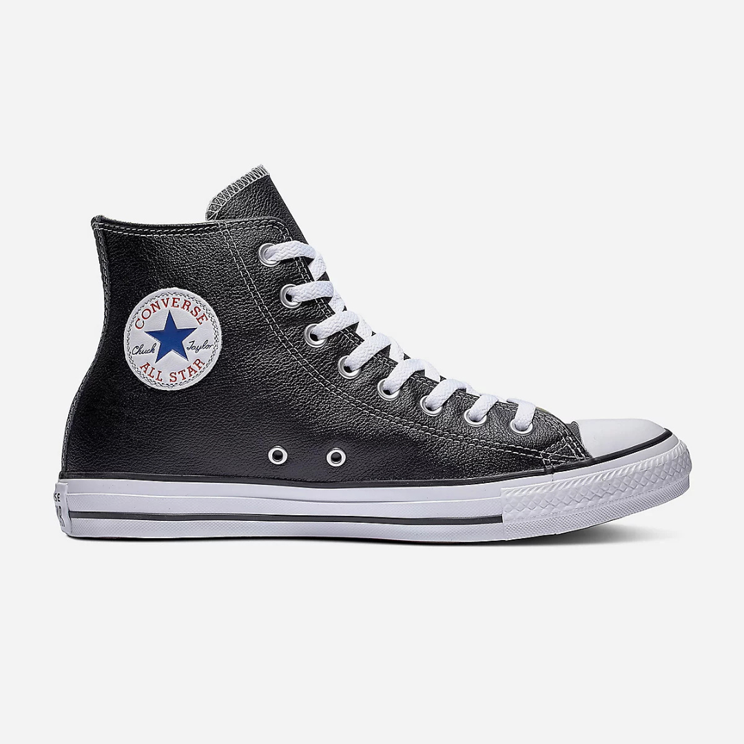 Converse Ctas Leather Hi - Black