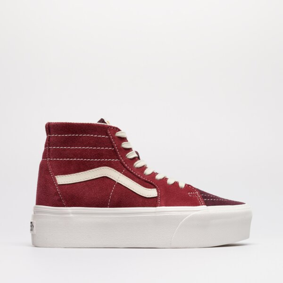 Vans Sk8-Hi Stackform Suede - Tawny Port - Walk by Streetart