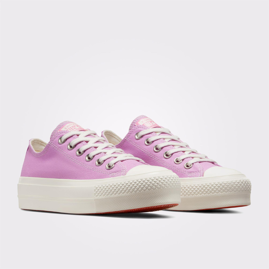 Converse Chuck Taylor All Satr Lift Ox - Grape Fizz / Nomadic Rust / Egret