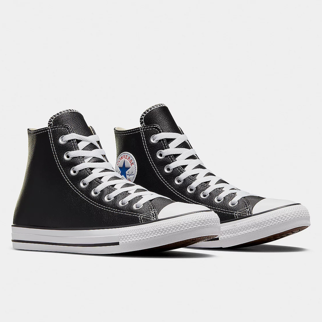 Converse Ctas Leather Hi - Black