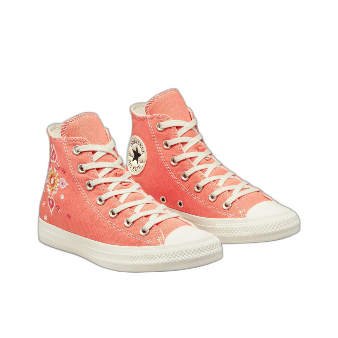 Converse Ctas Hi - Bright Madder / Egret / Black - Walk by Streetart