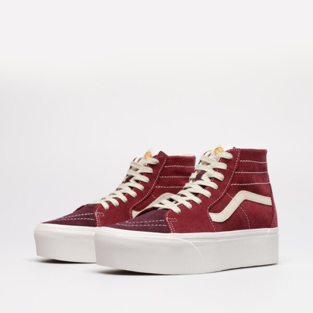 Vans Sk8-Hi Stackform Suede - Tawny Port - Walk by Streetart