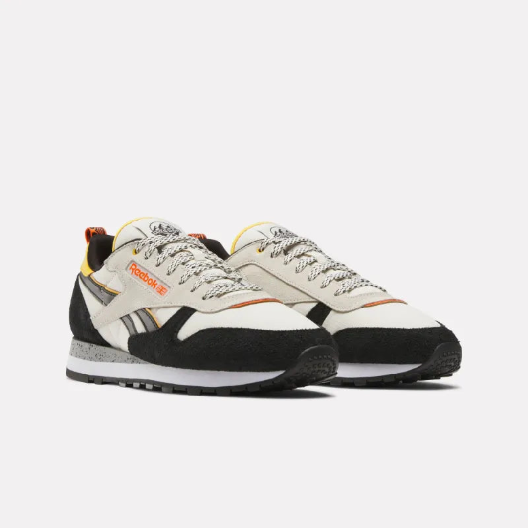 Reebok Classic Leather - Alabaster / Black / Fierce Gold