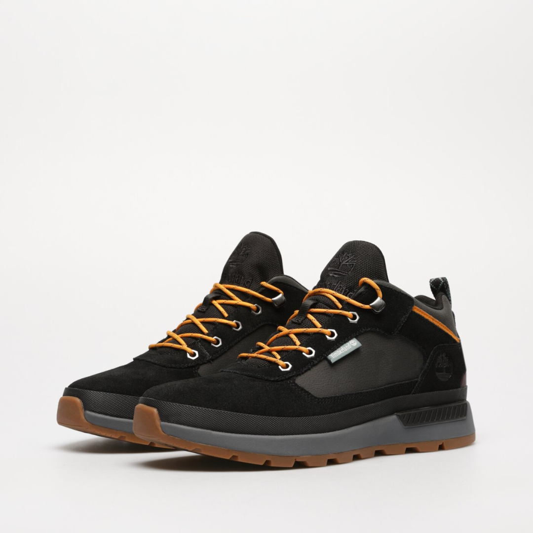 Timberland Field Trekker Low - Black Suede / Orange