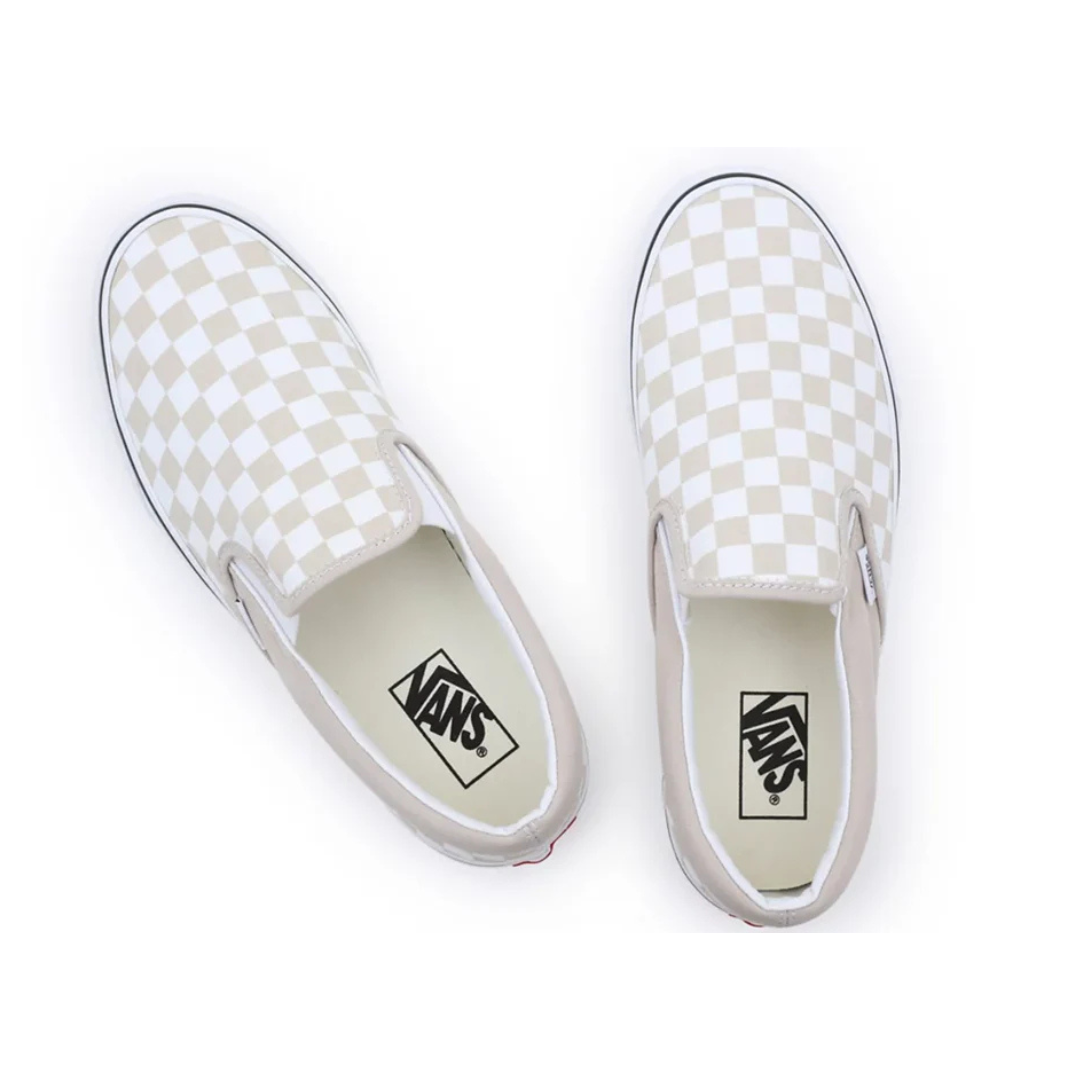 Vans Slip-On Color Theory Checkerboard - French Oak - Walk by Streetart