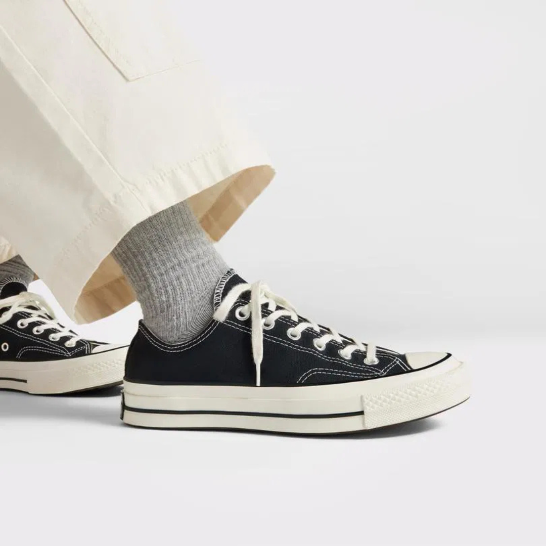Converse Chuck 70 Ox - Black / Black / Egret - Walk by Streetart