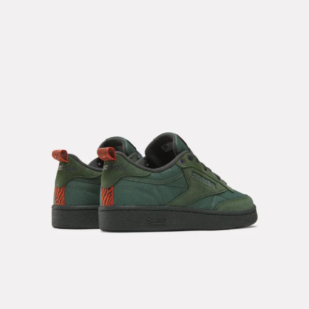 Reebok Club C 85 - Escape Green / Grey / Pump Orange