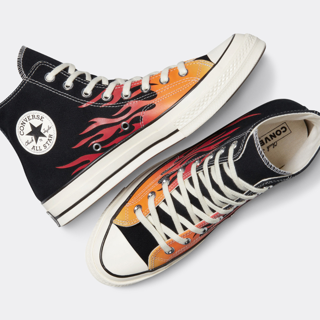 Converse Chuck 70 Hi Fire - Black / Red / Yellow