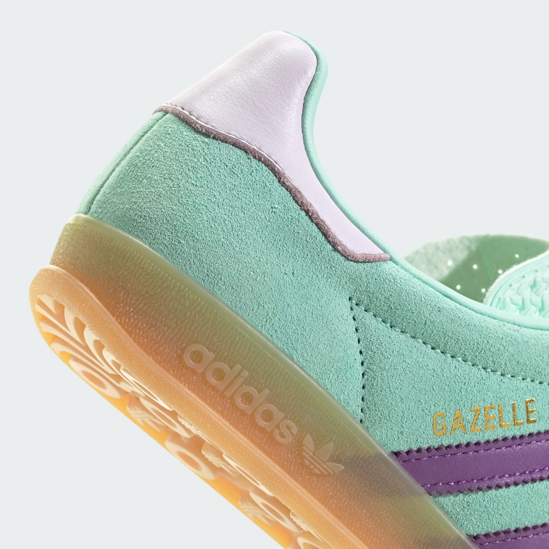 Adidas Gazelle Indoor - Clear Mint / Active Purple / Ice Lav