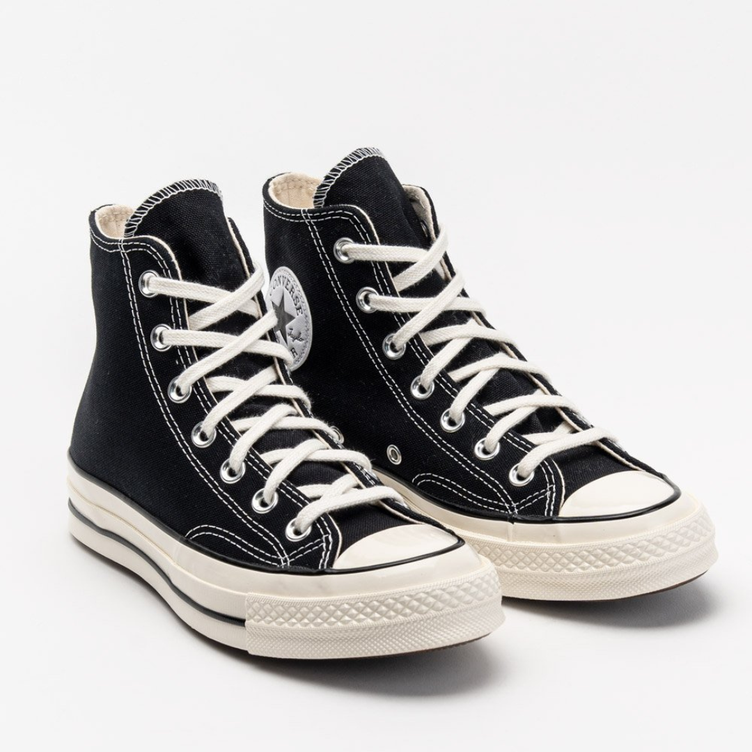 Converse Chuck 70 Hi - Black / Black / Egret - Walk by Streetart