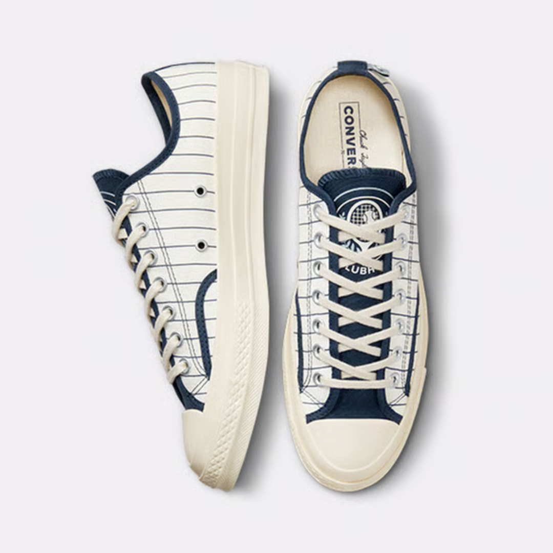 Converse Chuck 70 Ox - Egret / Navy / Ocean Retreat - Walk by Streetart