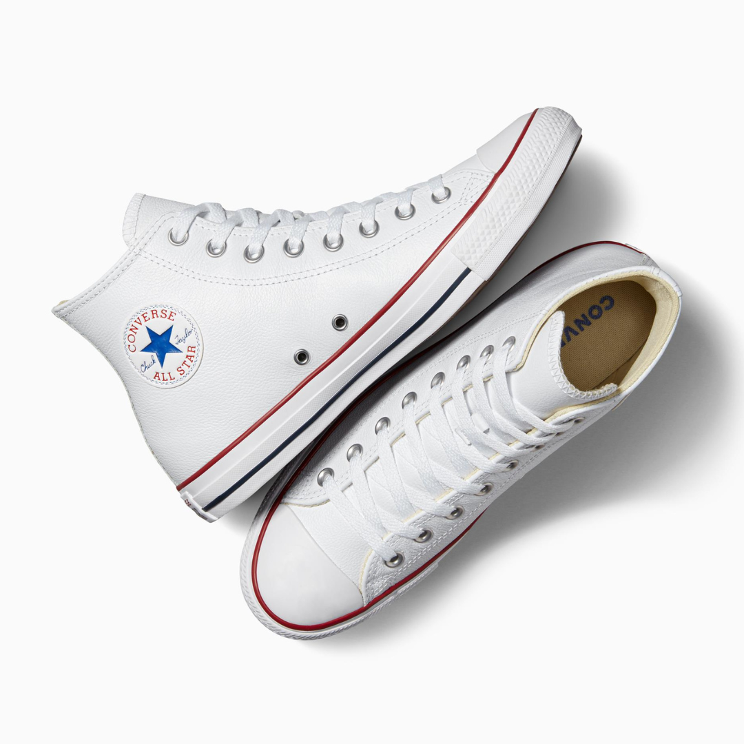 Converse Ctas Leather Hi - White - Walk by Streetart