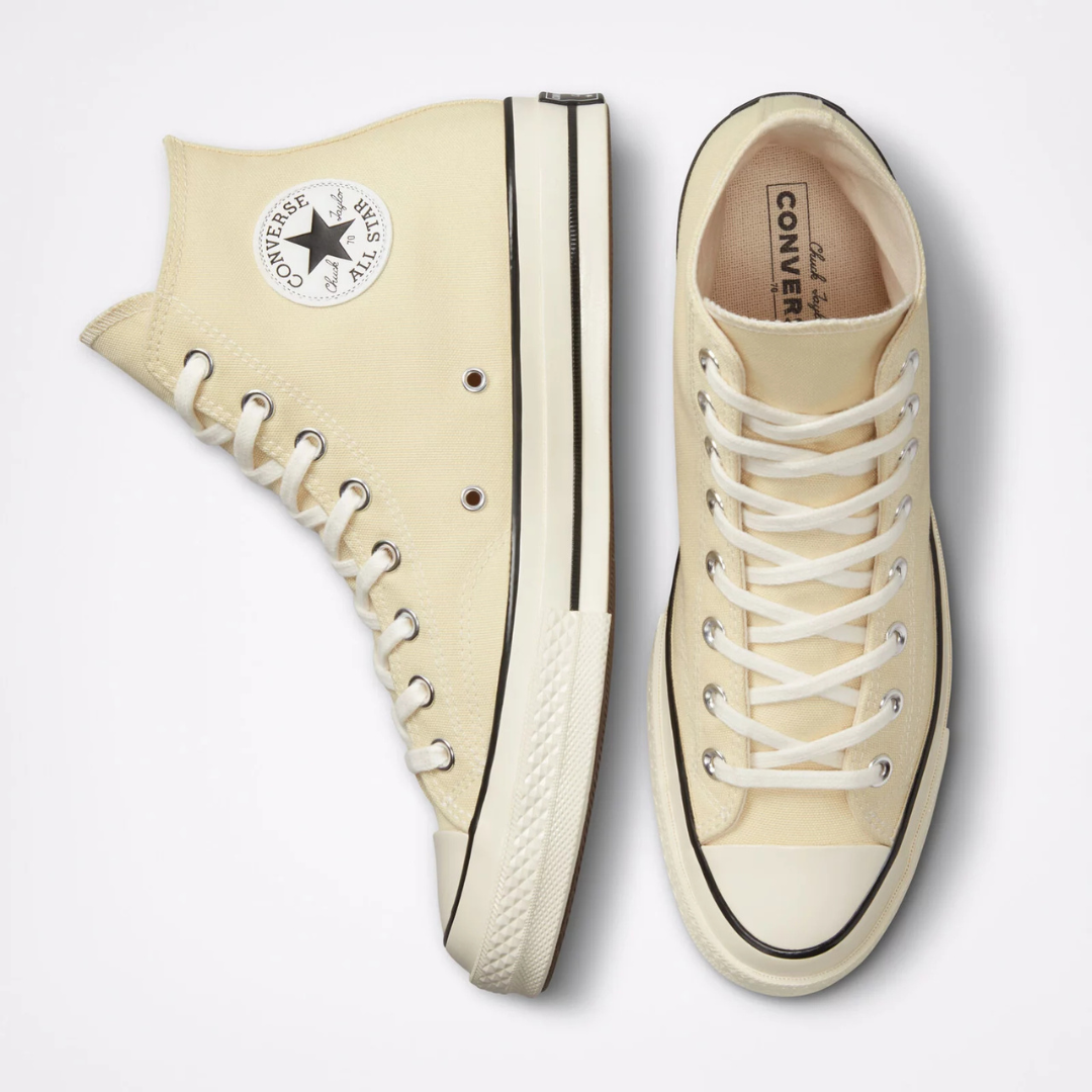 Converse Chuck 70 Hi - Lemon Drop / Egret / Black - Walk by Streetart