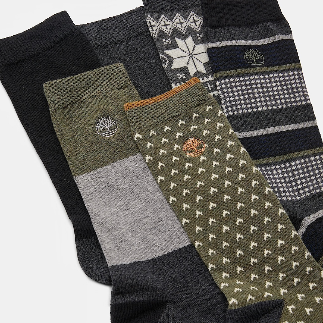 Timberland Sock Gift Pack Box - Green