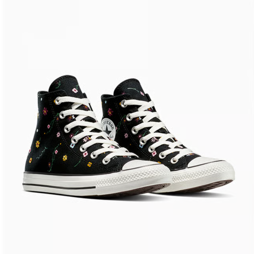 Converse Ctas Hi - Black / Frozen Acai / Branch Out