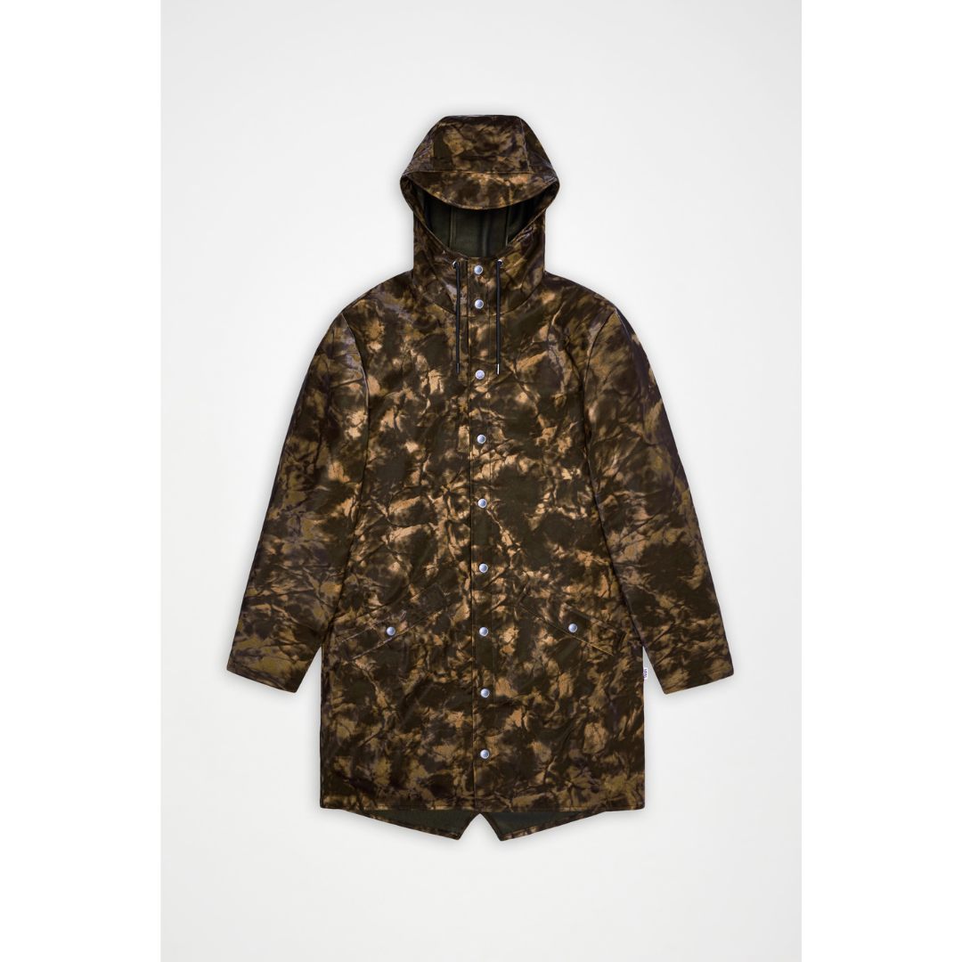 Rains Long jacket - Muddy