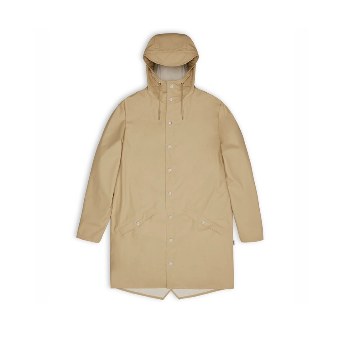 Rains Long Jacket - Sand