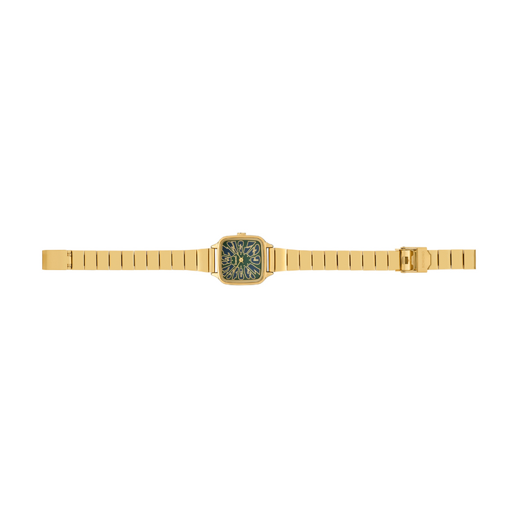 Komono Montre The Kate Flower - Trak Gold Green