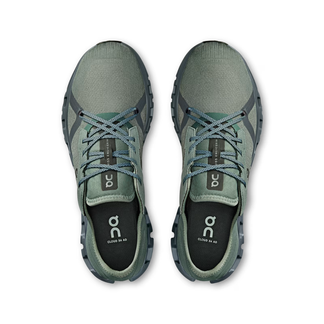 On Running Cloud X4 AD - Olive / Stone