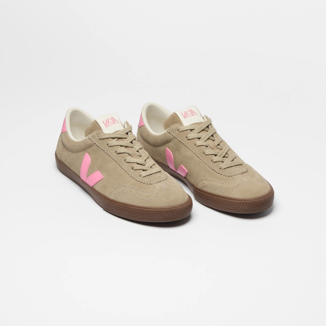 Veja Volley Suede - Taupe / Malibu / Bark