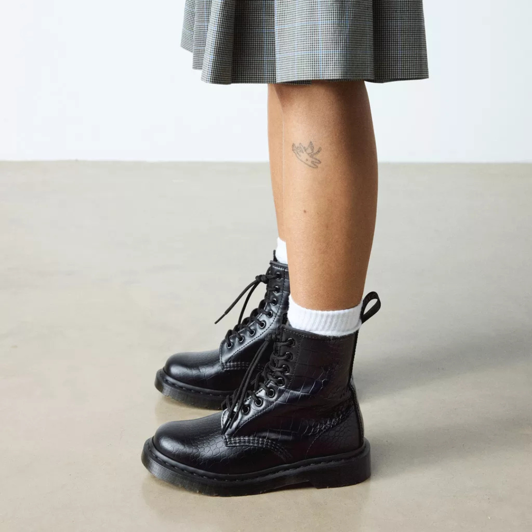 Dr.Martens 1460 Croco - Black