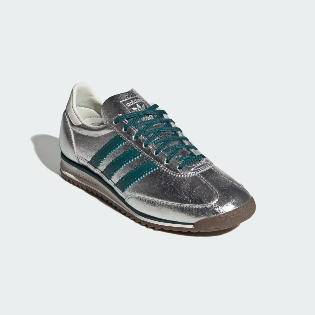 Adidas SL 72 OG - Silver Metallic / Rich Green / Off White