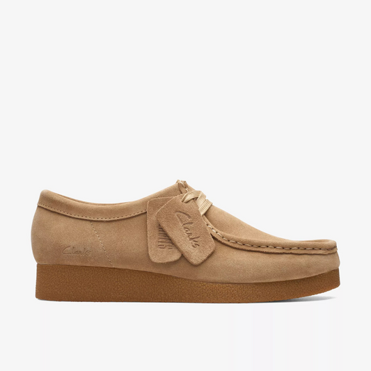 Clarks Wallabee Femme - dark Sand Suede