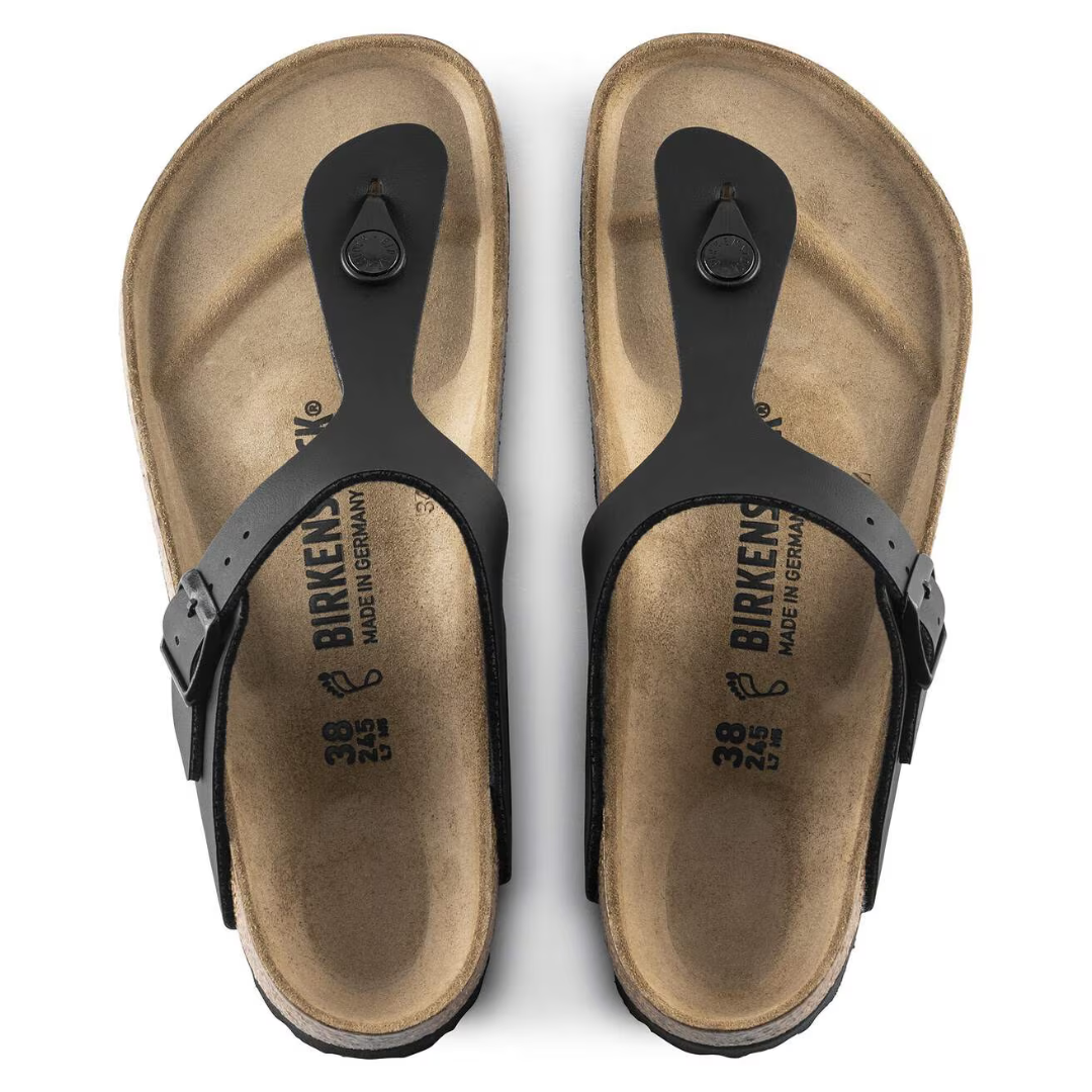 Birkenstock Gizeh Birkoflor - Black - Walk by Streetart