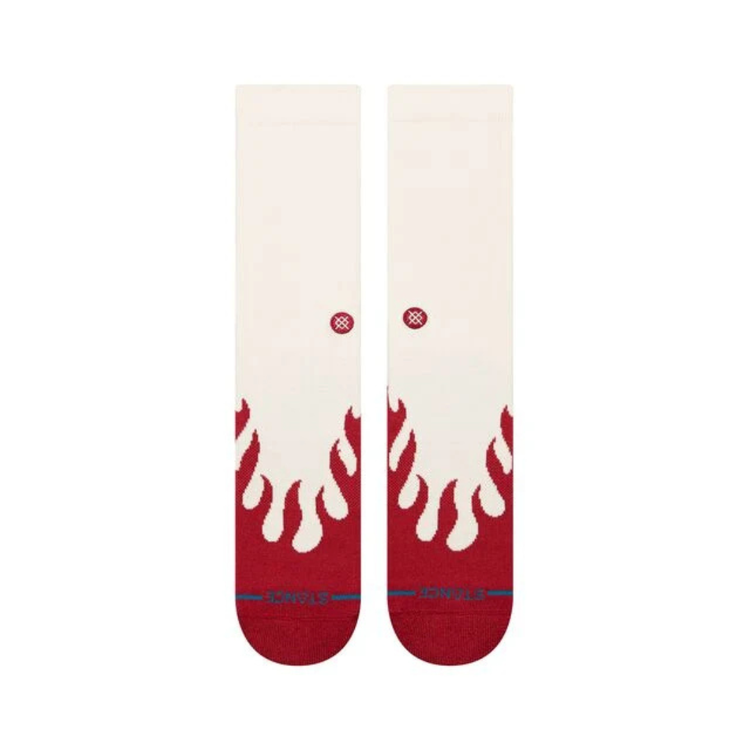 Stance Heating Up Crew - Red - Walk by Streetart