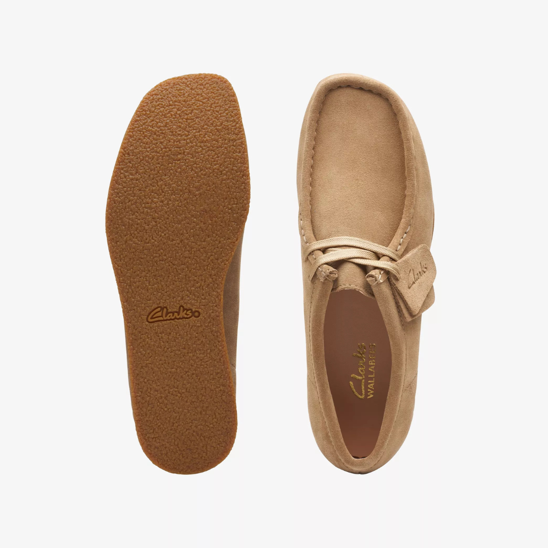 Clarks Wallabee Femme - dark Sand Suede