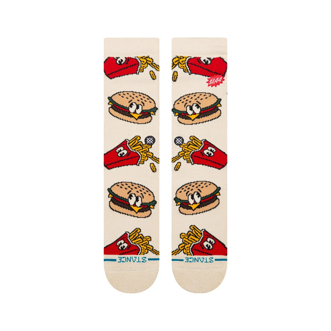 Stance Combo Meal Crew - Tan - Walk by Streetart