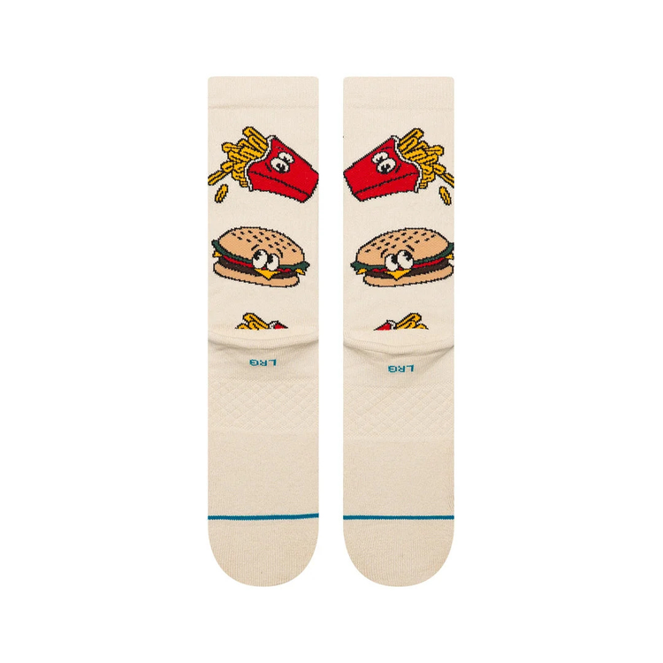 Stance Combo Meal Crew - Tan - Walk by Streetart
