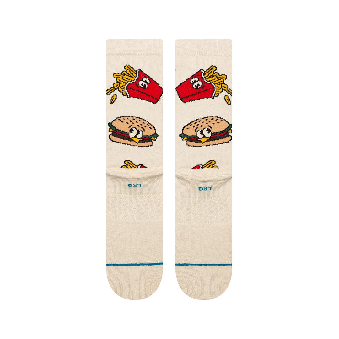 Stance Combo Meal Crew - Tan - Walk by Streetart