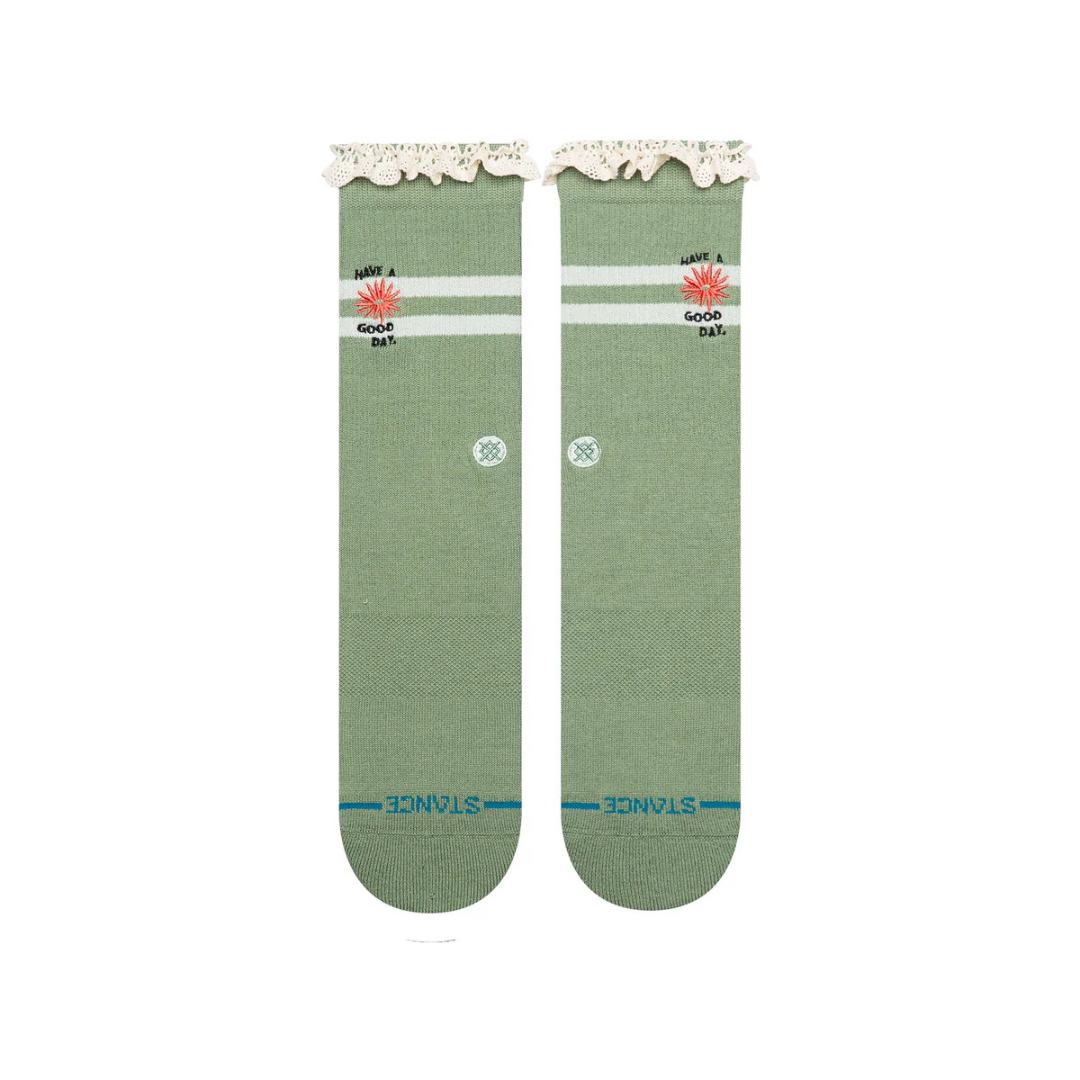 Stance Have A Good Day Crew - Green - Walk by Streetart