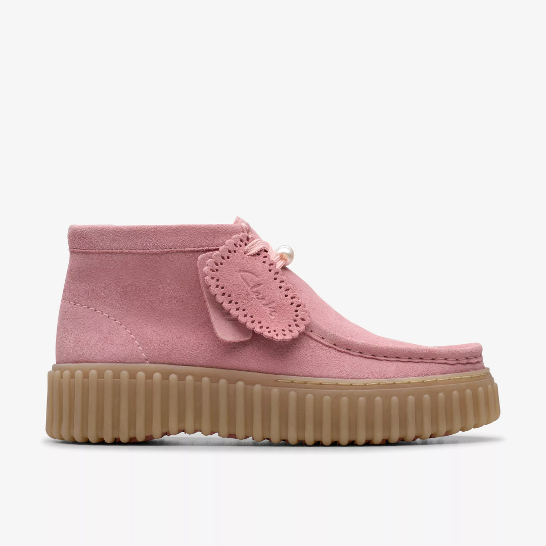Clarks Torhill Moss - Dusty Rose Suede - Walk by Streetart