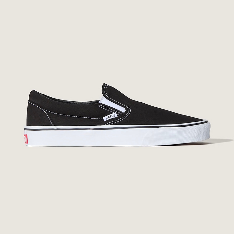 Vans Slip-On - Black / White - Walk by Streetart