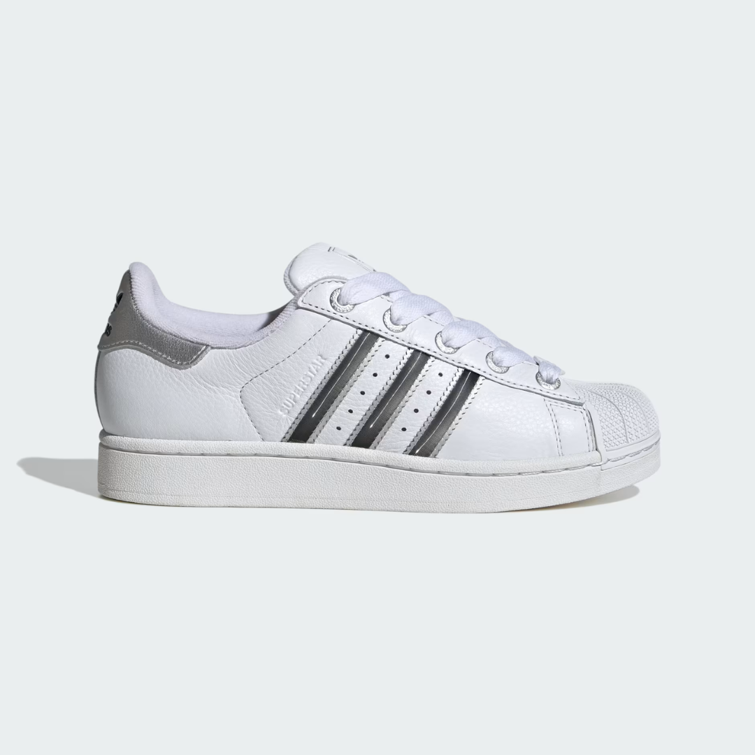 Adidas Superstar II - Cloud White / Matte Silver / Core Black - Walk by Streetart