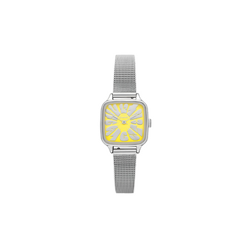 Komono Montre The Kate Flower Royale - Silver Lemon - Walk by Streetart