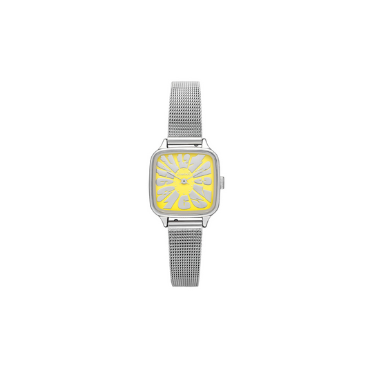 Komono Montre The Kate Flower Royale - Silver Lemon