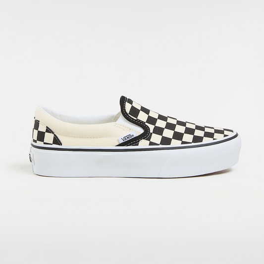Vans Slip-On Platform - Black / Checkerboard