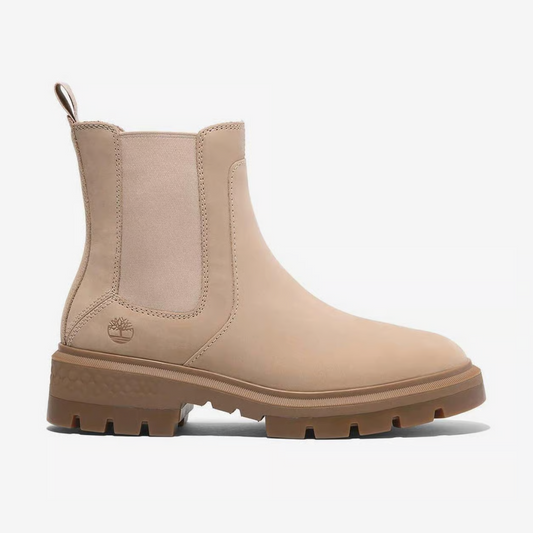 Timberland Cortina Valley Mid Chelsea Boot - Light Beige Nubuck
