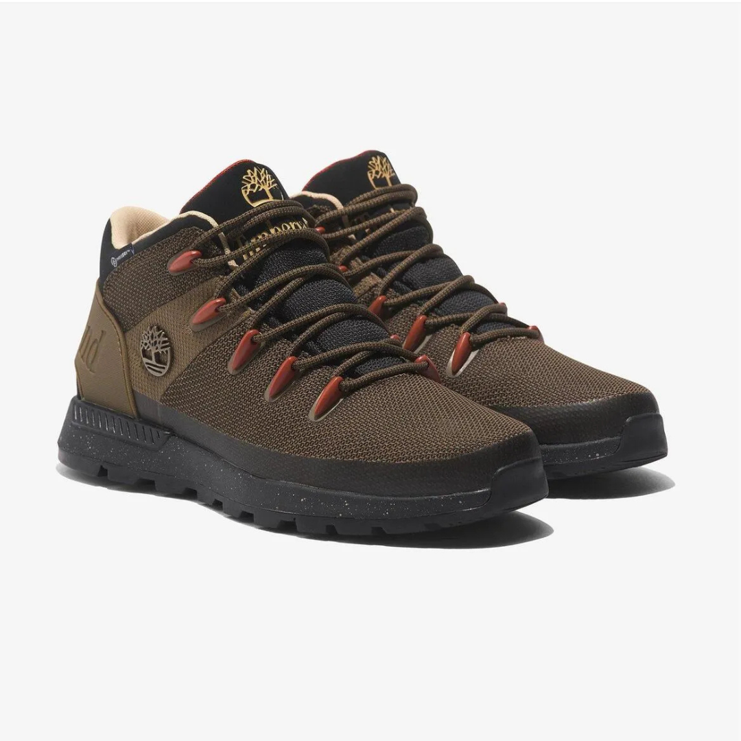 Timberland Sprint Trekker Mid Waterproof - Olive / Mesh Black - Walk by Streetart