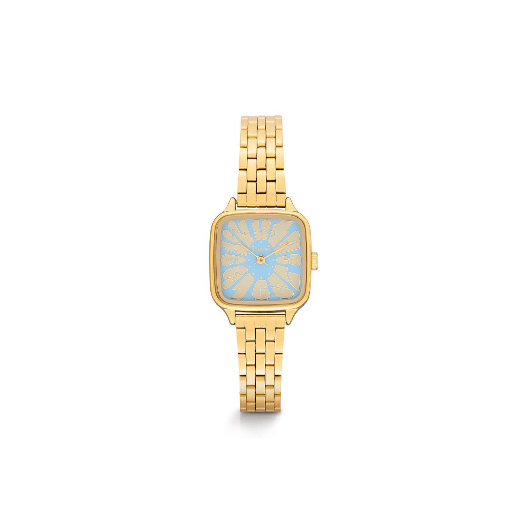 Komono Montre The Kate Flower  - Estate Gold Sky