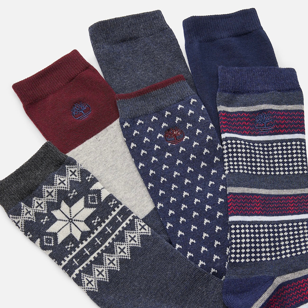 Timberland Sock Gift Pack Box - Navy