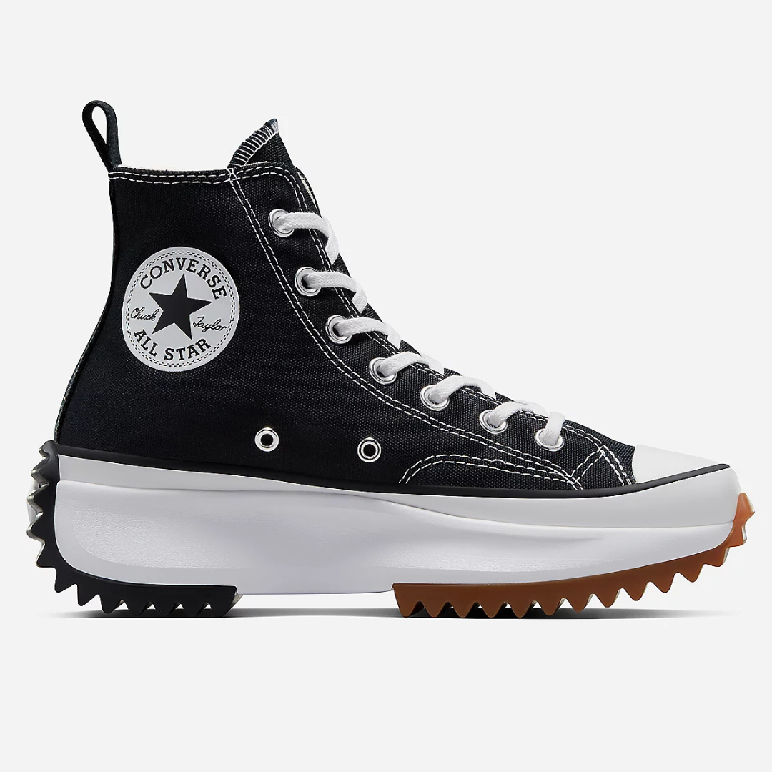 Converse Run Star Hike Hi - Black / White / Gum - Walk by Streetart